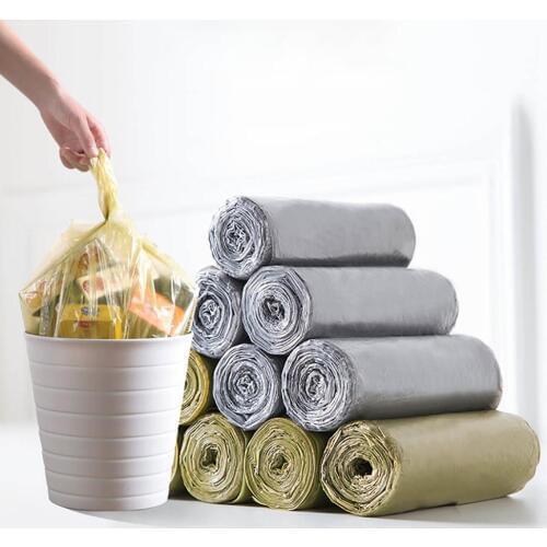 30pcs Clear Plastic Rubbish Garbage Trash Bags Liner Portable Home Kitchen Office Dustbin Bags 50x60CM