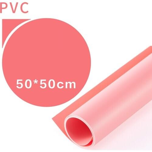 3X 50x50 Solid PVC Photographer Background White/Yellow/Pink Studio Screen
