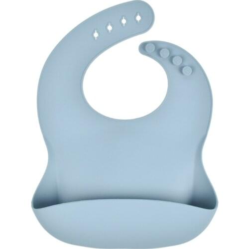 5 Pcs Baby Silicone Bibs Divided Dinner Plate Sucker Bowl Spoon Fork Tableware 69HE