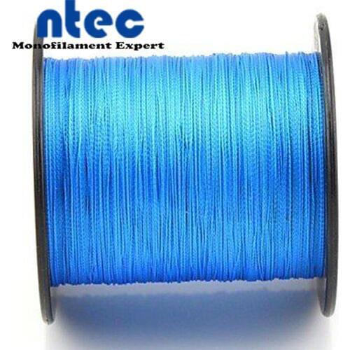 8 Strands 1000m Fishing Line Sea Braided Fishing Line Blue Color Multifilament Fishing Line