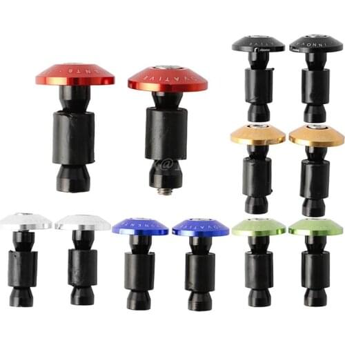 Motorcycle Dirt Bike Handlebar Grips Slider Plug Aluminum Bar End