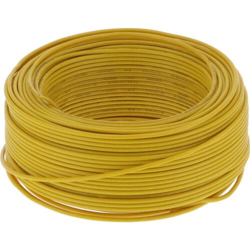 BVR-1 X 2.5 100M 19 Gauge Polyvinyl Chloride Insulated Wire Solid Red Copper Wire PVC Coated Wire Electrical Supplies