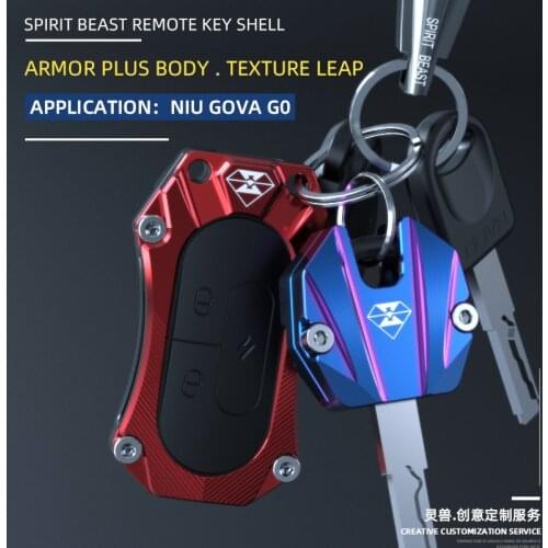 Spirit Beast Motorcycle Key cover scooter Key protection shell remote control Key Case mount accessories For NIU GOVA G0