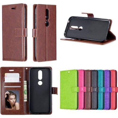 100pcs/lot Flip Wallet PU Leather Phone Case For Nokia 2.3 2.2 6.2 7.2 3.2 4.2 3.1 5.1 Plus 2.1 8.1 7.1 TPU in inner Cover