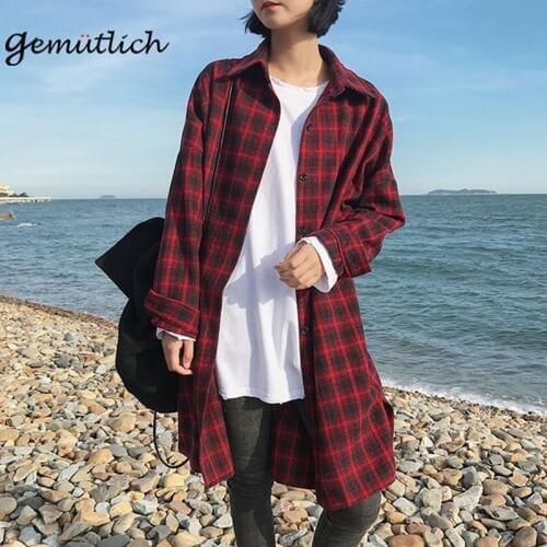 Женские красные рубашки Gemutlich China At AliExpress