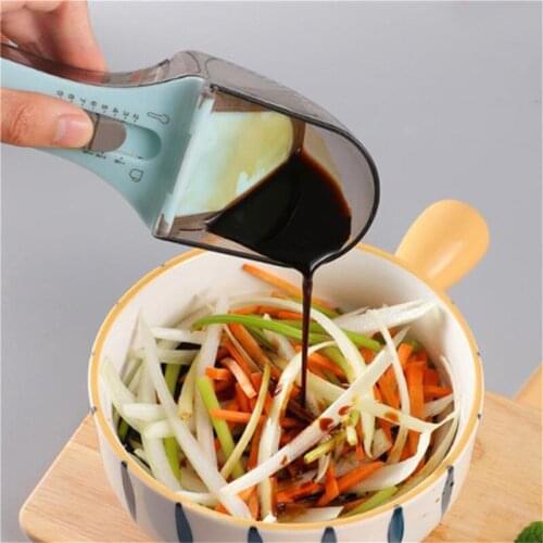 Kitchen Gadgets Adjustable Measuring Scoop Plastic Scale Gauge Baking Supplies Portable Metering Spoon Kitchen accessories