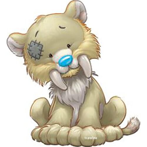 Lovely Muppet Saber-Toothed Tiger Metal Cutting Dies Animal Doll Stencil For DIY Craft Scrapbooking Cards Decorative