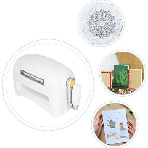 Cutting Die Machine Mini Portable For DIY Crafts Handmake Projects Photo Album Paper Card Decorations Scrapbooking Designs Make