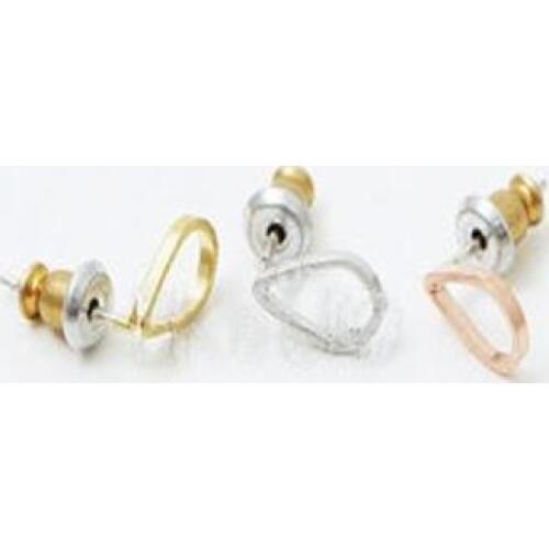 Fashion of water droplets in the shape of stud earrings,frame shape of water stud earrings