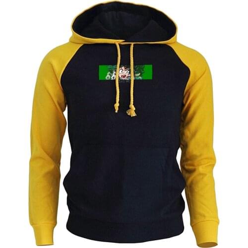 New Deku My Hero Academia Manga Printing Mens Hooded Coldproof Vogue Pullover Loose Vintage Hoodie Plus Size MenS Sweatshirt