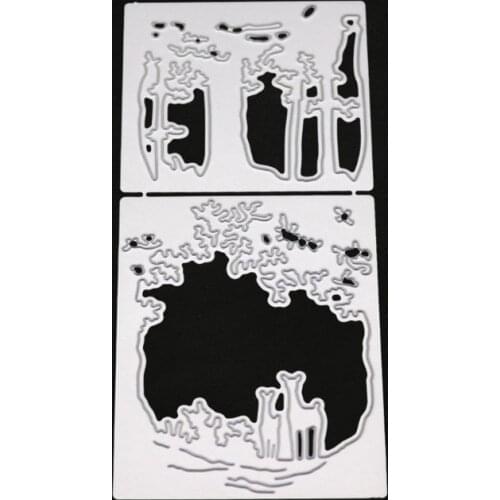 Deer Metal Cutting Dies Stencil DIY Scrapbooking Album Stamp Paper Card Embossing Craft Decor cutting dies