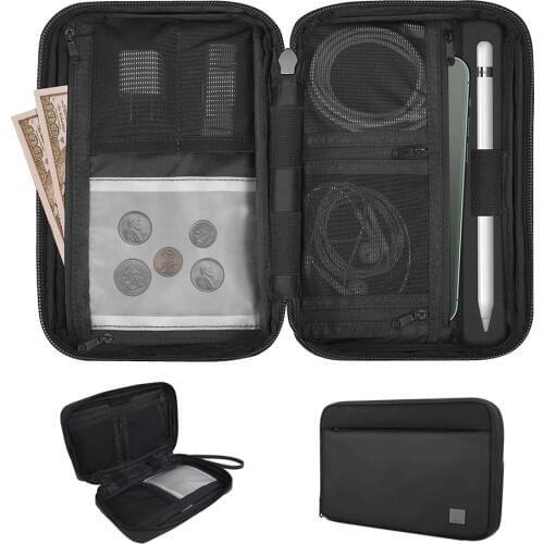 WIWU Portable Storage Bag Waterproof Electronics Accessories Carry Case Power Bank Box Protective Cable Travel Organizer Bag