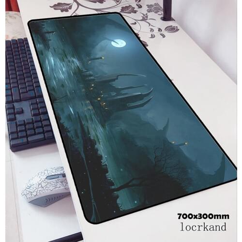 Fantasy landscape 900*400*2MM Speed Professional Lock Edge Mouse Pad Mat Washable Gaming Personality Mousepad For LOL CSGO Gamer