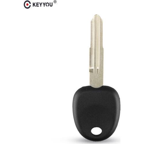 KEYYOU Transponder Blank Car Key For Hyundai Accent Tucson Elantra Santa Fe i10 Key Shell Case Replacement No Chip Left Blade