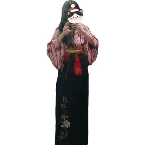 Final Fantasy FF14 Taisho Roman Cosplay Costume kimono