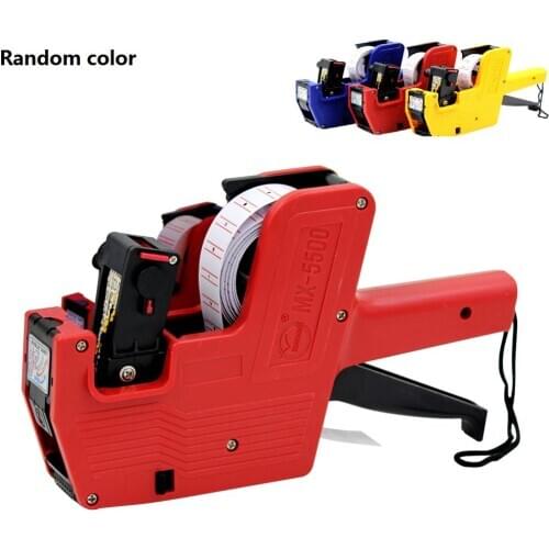 MX-5500 Handheld Price Labelling Gun Plastic 8 Digits EOS Price Tag Gun 21 X 12mm Labels Machine for Supermarket Shopping Mall