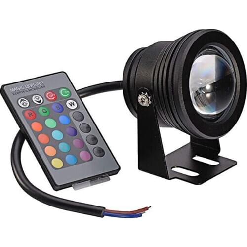 LED Remote Control Fountain Light Color Changing Waterproof RGB Underwater Lamp