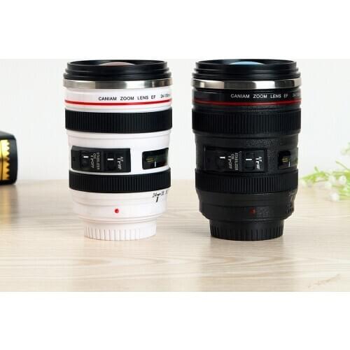 Camera Lens Shape Cup Coffee Tea Travel Mug Stainless Steel Vacuum Flasks25