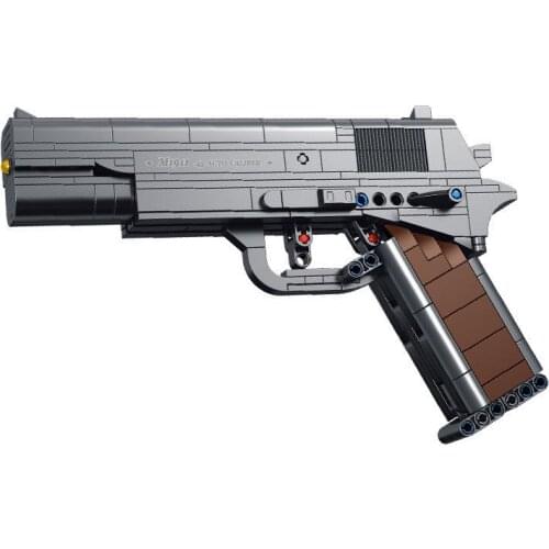 Military series M1911 Pistol Gun Model Bricks Building Blocks Toys for Children Boy Kids Gifts 333Pcs