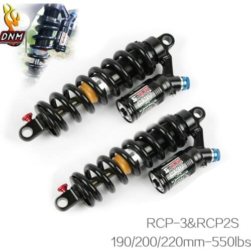 DNM RCP2S Mtb Rear Shock 190-240mm Durable Suspension Spring Shocks BMX Mountian Bike Downhill Rebound Adjustable Absorber