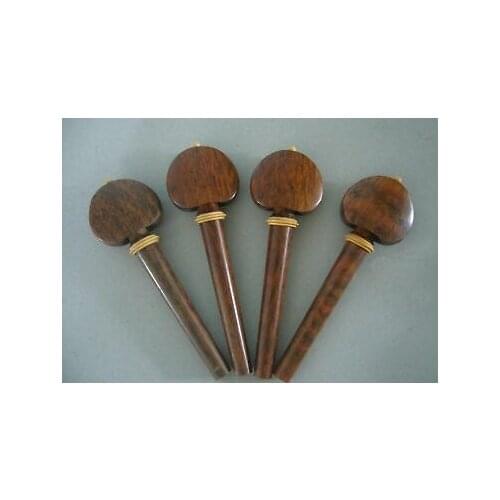 Cello parts---Top grade cello pegs 4/4 snake wood