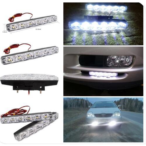 2pcs LED motorcycle car daytime running lights modeling anti-fog for Opel Optima Rio5 Rio K2 K3 K4 K5 KX3 KX5