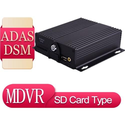 4Channel Car Mobile Dvr 6 Ch H.265 Vehicle CCTV GPS 4G WIFI 8 Ch SD Mdvr with ADAS+DSM