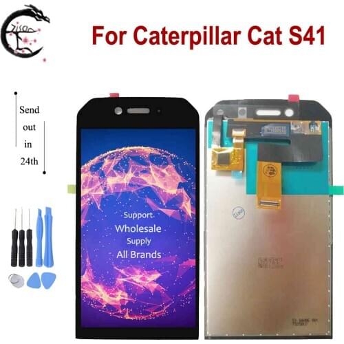 5.0" LCD For Caterpillar Cat S41 LCD Display Screen Touch Sensor Digitizer Assembly Replacement For Cat S41 Display Tested OK