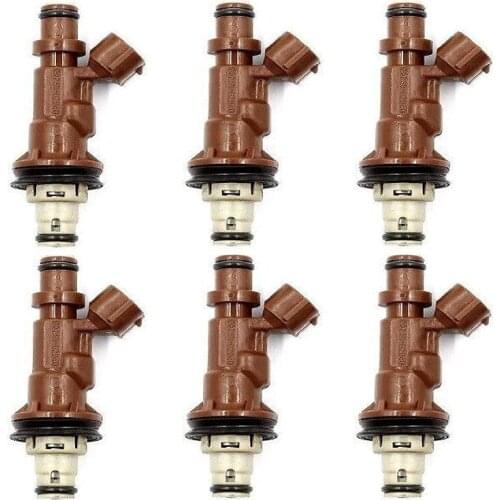 6x Fuel Injector 23250-62040 23209-62040 for Toyota 4Runner Tacoma Tundra