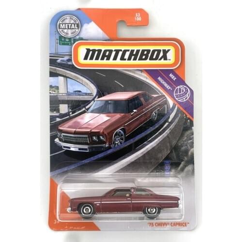75 CHEVY CAPRICE Matchbox Cars 1:64 Metal Diecast Alloy Model Car Toy Vehicles