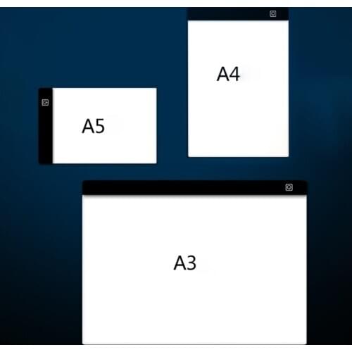 A3/A4/A5 Drawing Tablet Digital Graphics Pad USB LED Light Box Copy Board Electronic Writing Pad Art Painting Sketching Table