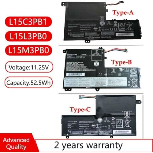 L15M3PB0 L15C3PB1 L15L3PB0 L15L3PB1 Battery For Lenovo IdeaPad 320S-15AST 15IKB 15ISK 330S-14AST 14IKB 15ARR,FLEX 4 1480,520-14I