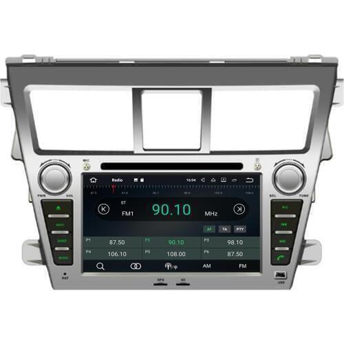 Android 10 Octa Core PX5 Fit TOYOTA VIOS /Belta/Yaris 2007 - Car DVD Player Navigation GPS Radio
