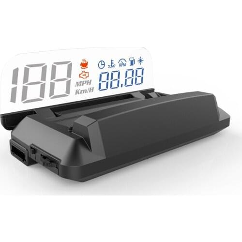 Original L3 OBD2 Mirror HUD Car Head Up Display Digital Speed Projector Alarm Oil Temperature Turbo Pressure Auto Gauge