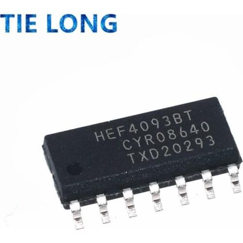 10PCS HEF4093BT CD4093BM SOP HCF4093 SOP-14 HEF4093 4093 SOP14 logic device chip