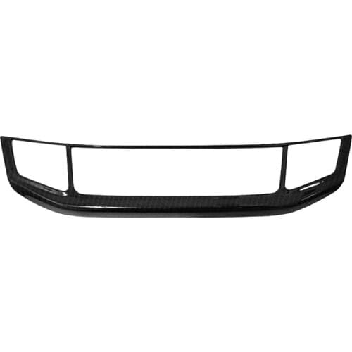 Carbon Fiber Color Front Control AC Switch Frame Cover Trim For Honda Accord 2013-2017