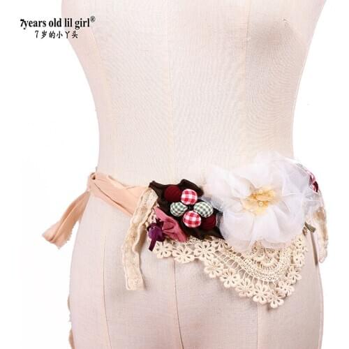 Colors Women Oriental Style Belly Dance Accessories Head Piece Flower Headbands Hair Performance