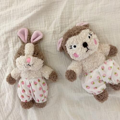 Ins explosion cute rabbit squirrel comfort sleep companion cute pet toy pet vocal toy
