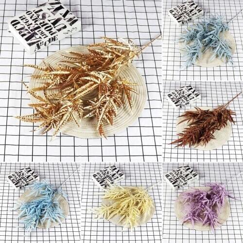 110cm Artificial Simulation chicken feet Autumn Maple Leaves Branch Church Wedding Decoration Photo Prop Artificial Plants