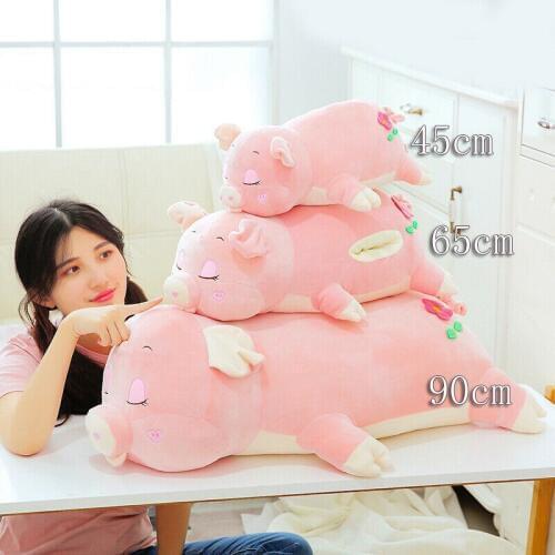 Pink Pig Soft HandWarm Plush Toy Stuffed Animal Toy Cushion Girl Sleeping Pillow Stitch Stuffed Animals