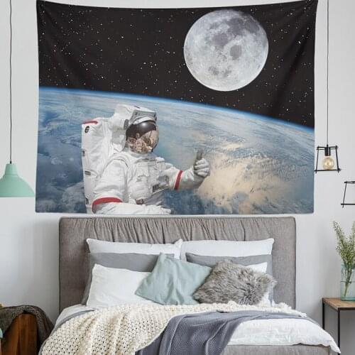 Modern Astronaut Design Wall Hanging Tapestry Living Room Blanket Bedroom Decoration Cloth Wall Carpet Custom Pattern Tapestry