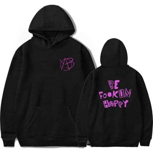 2020 New yungblud be fookin happy printed Hoodies Sweatshirts For Men and Women Polyester Pullover Unisex Tracksuit