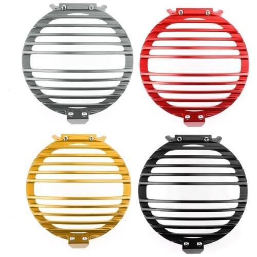 Areyourshop for Honda CB650R CB 650 R 2019-2020 Billet Aluminum Front Headlight Grill Guard Cover Protector Head Lamp Cover