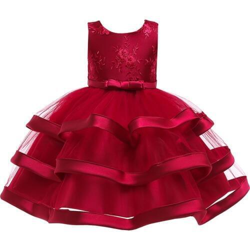 Dress For Girls Kids Christmas Clothing Girls' Wedding Banquet Clothes Baby Sequins Dress Children Dance Party Perform Costume