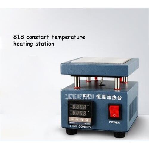 KS818 Preheating Station Digital Display Thermostat Platform Heating Plate Portable Preheating Platform 220V 260W 1~450 Degree