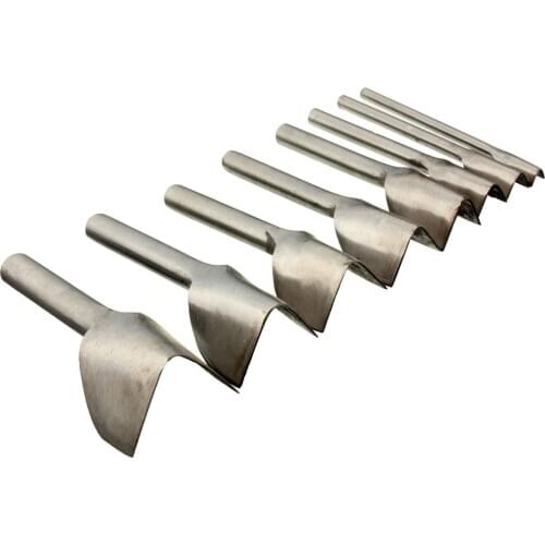 Leather Craft Tools Half Round V Shaped Cutter Handmade Strap DIY Saddle Belt Wallet Punch Sewing Carving Hand Tools 10-50mm