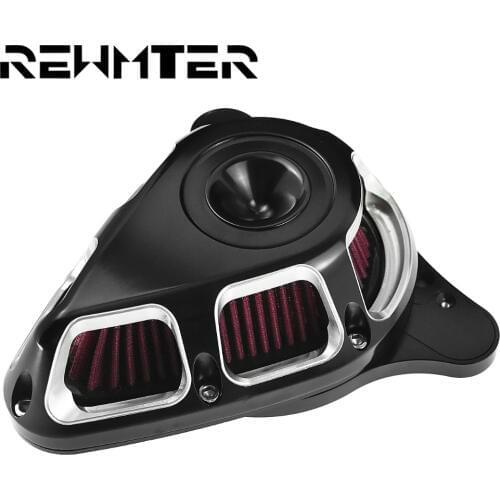 REWMTER Pm Triangle Air Intake Kit For Harley Touring 2017 Up Model CVO 107 114 117 Engine For Softail 2018 Rotatable