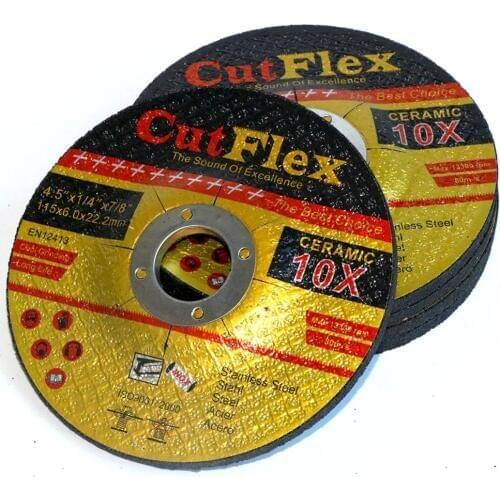 4.5 inch 115*6*22mm Abrasive Cut Off Wheel Metal Steel Grinding Disc Fiber Reinforced Resin Blade for Angle Grinder