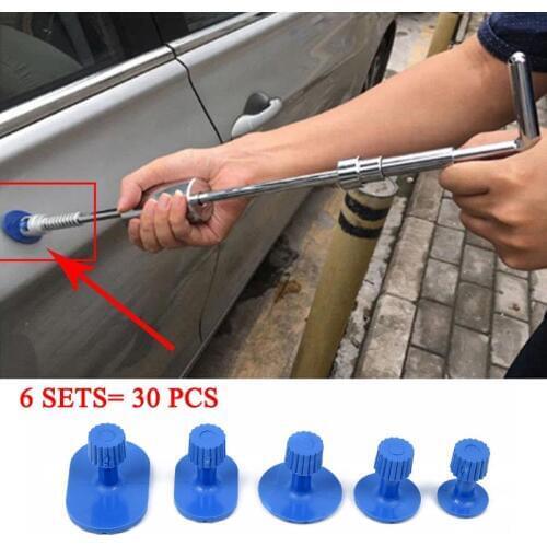 Car Body Pulling Tabs Removal Paintless Repair Tools Glue Tabs Blue Plastic Cat Dent Repair New