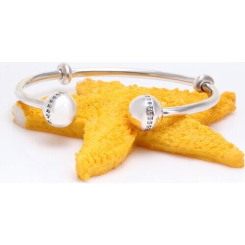 Authentic 100% 925 Sterling Silver Christmas new meteor open Clear Crystal Charm Original bracelet for Women Wedding Gift